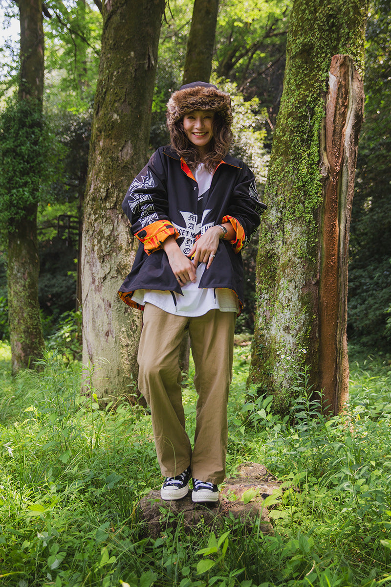 IRON CROSS EMBROIDERY REVERSIBLE COACH JKT