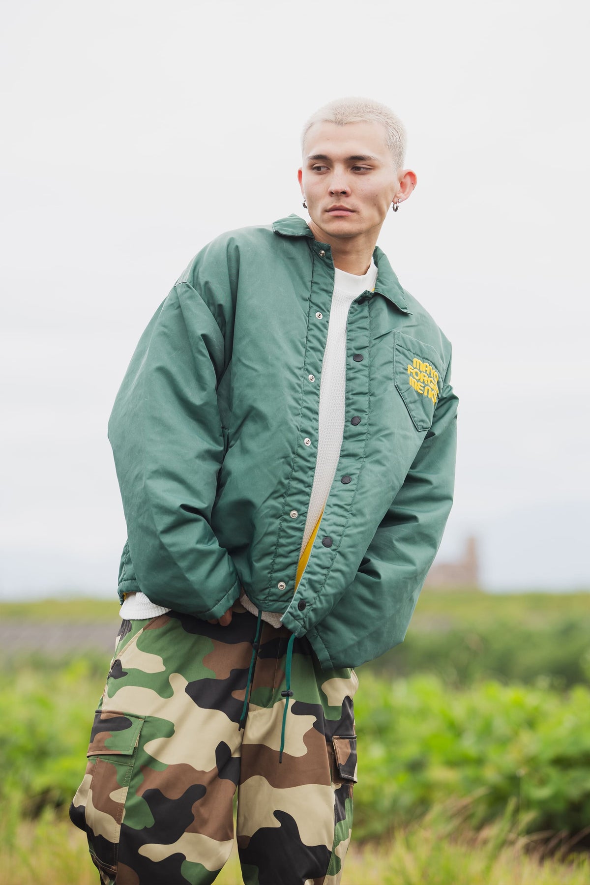 SNAKE CROSS BORN EMBROIDERY COACH JKT