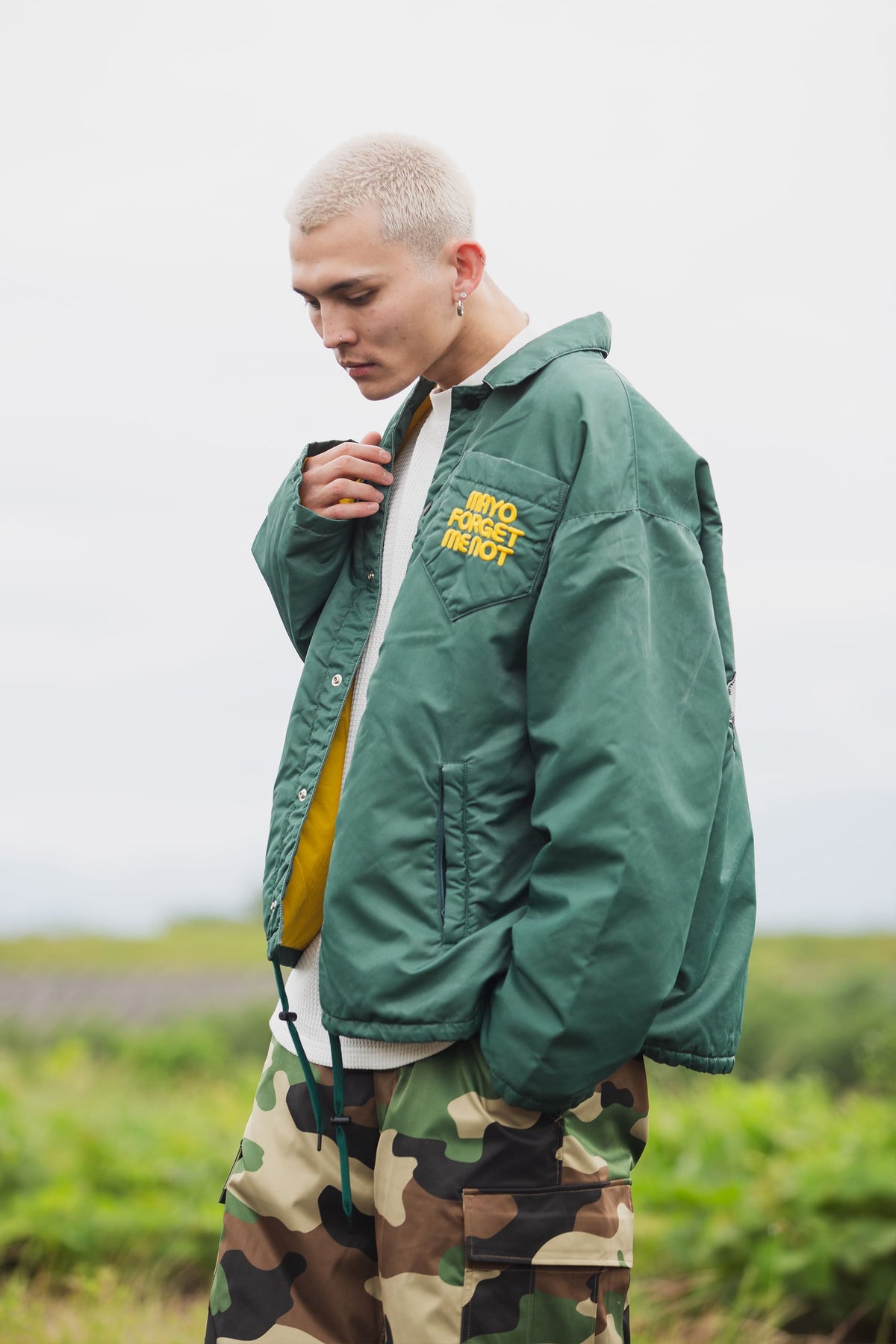 SNAKE CROSS BORN EMBROIDERY COACH JKT