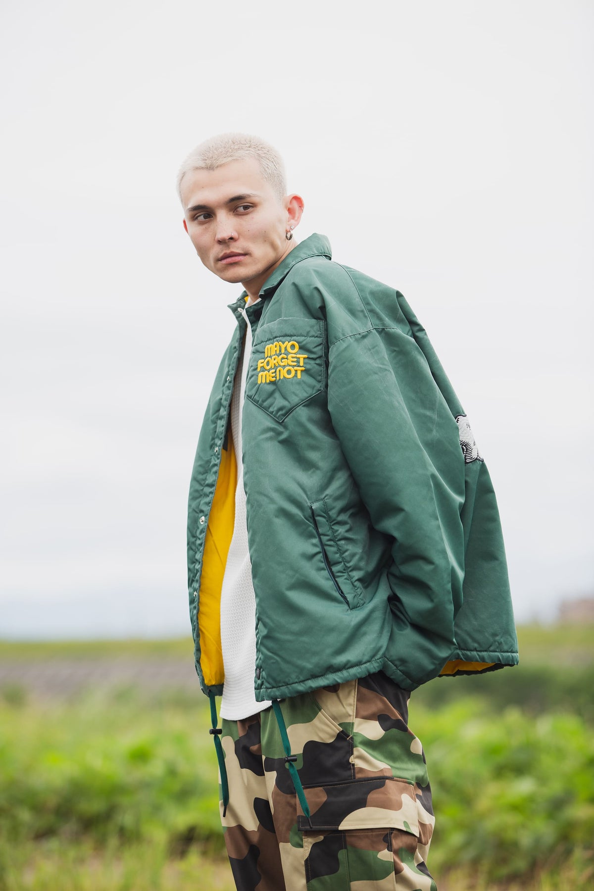 SNAKE CROSS BORN EMBROIDERY COACH JKT