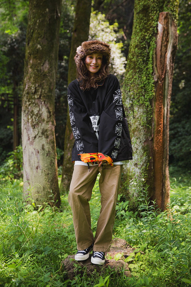 IRON CROSS EMBROIDERY REVERSIBLE COACH JKT