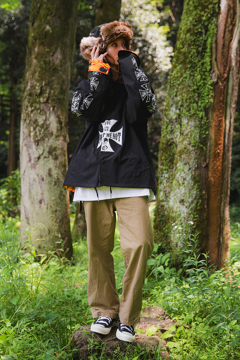 IRON CROSS EMBROIDERY REVERSIBLE COACH JKT