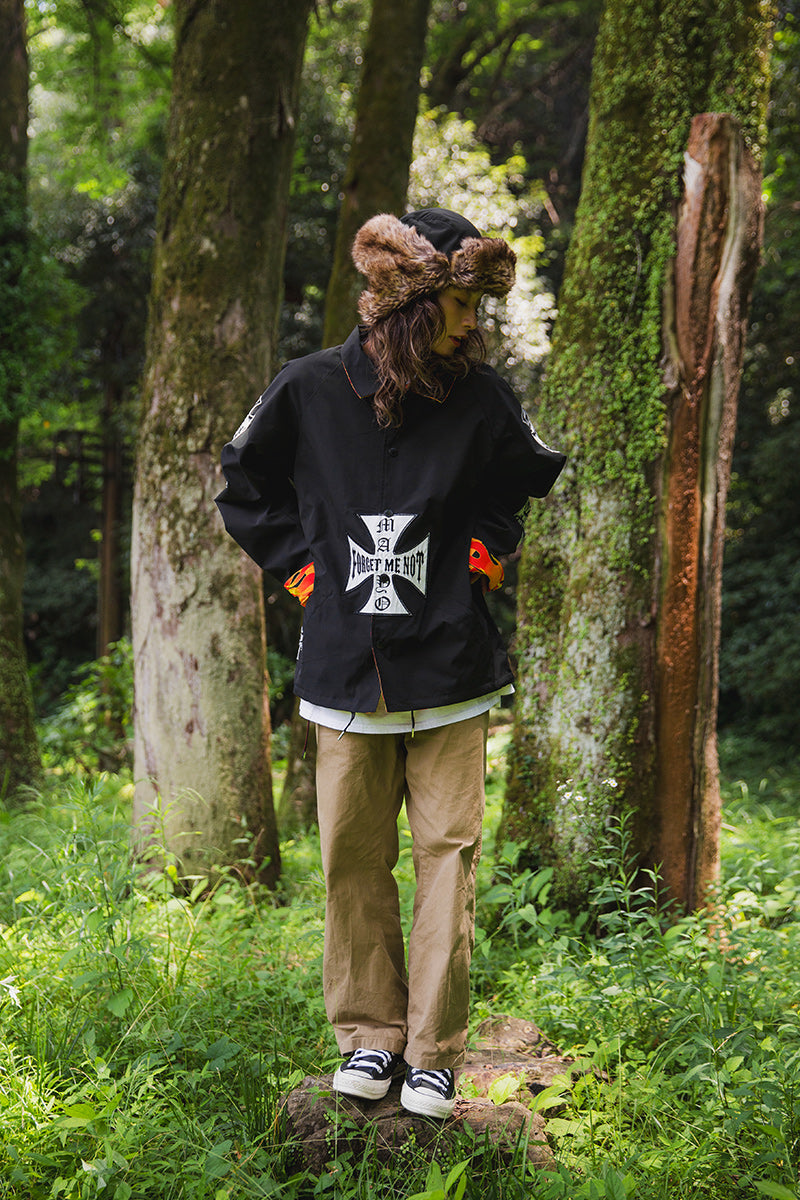 IRON CROSS EMBROIDERY REVERSIBLE COACH JKT