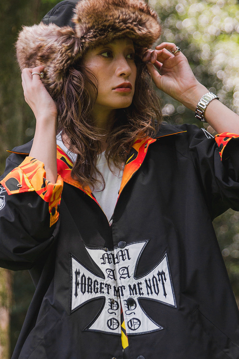 IRON CROSS EMBROIDERY NYLON BOA CAP