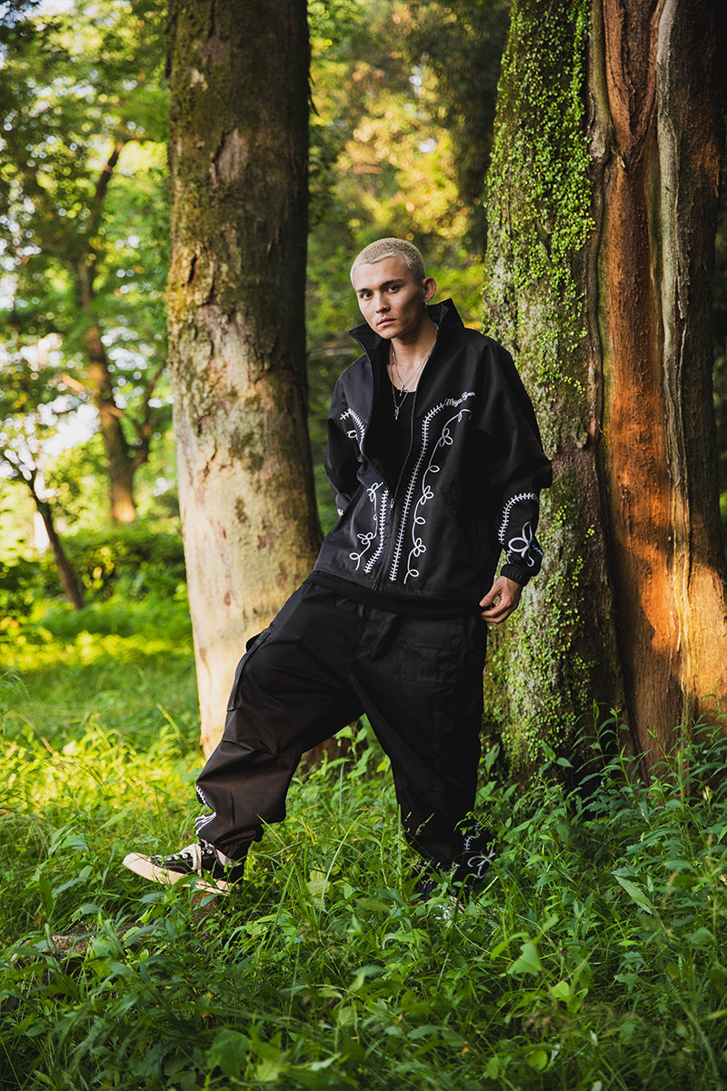 WESTERN EMBROIDERY NYLON JKT