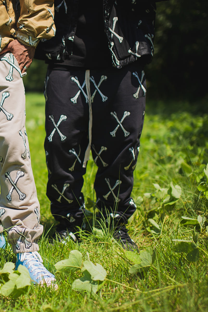 MAYO CROSS BONES EMBROIDERY SWEAT PANTS