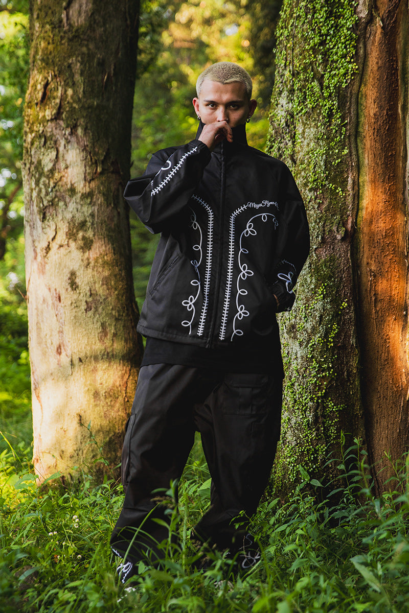 WESTERN EMBROIDERY NYLON JKT