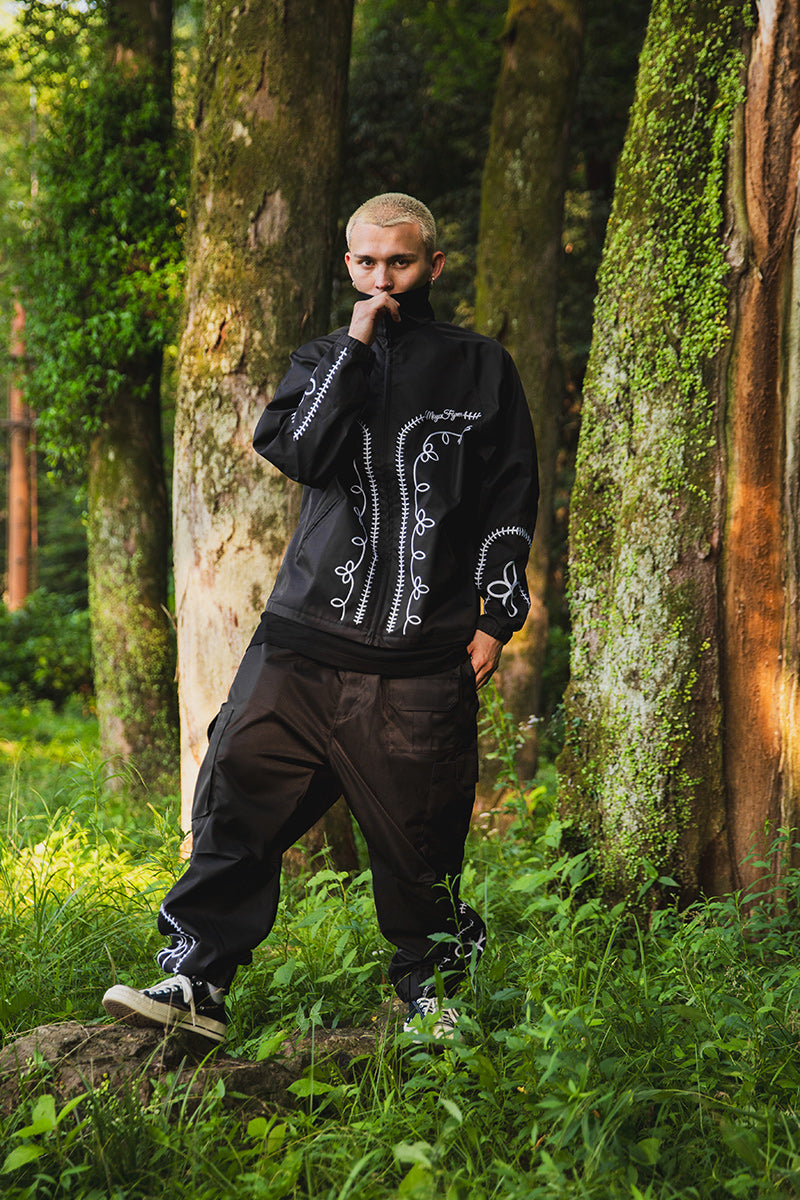 WESTERN EMBROIDERY NYLON JKT