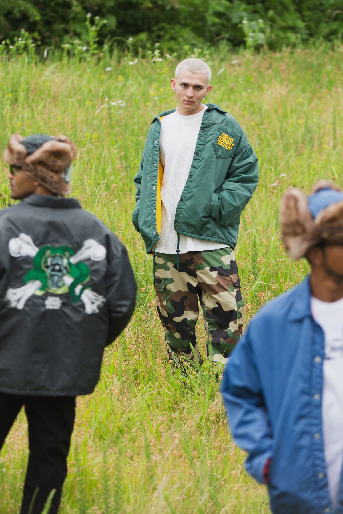 SNAKE CROSS BORN EMBROIDERY COACH JKT