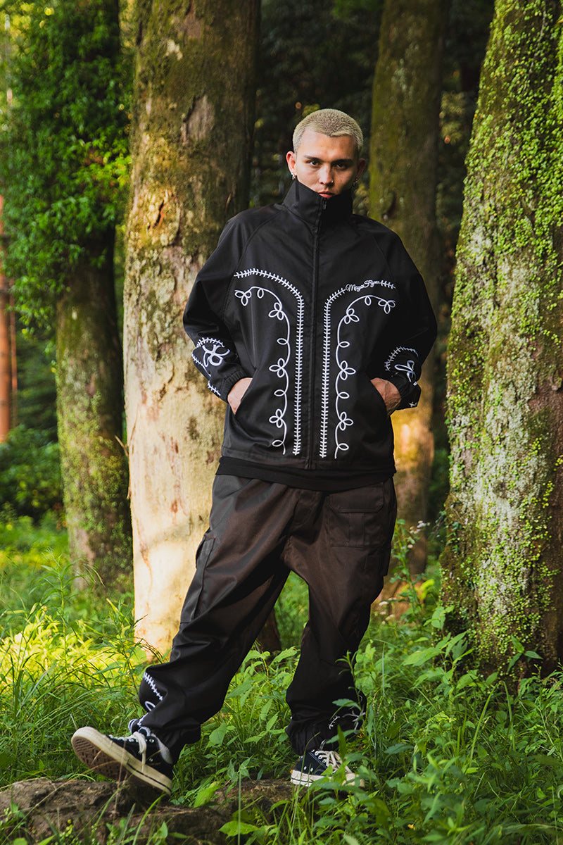 WESTERN EMBROIDERY NYLON JKT