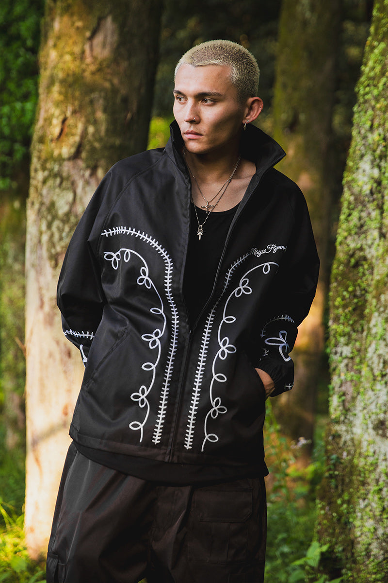 WESTERN EMBROIDERY NYLON JKT