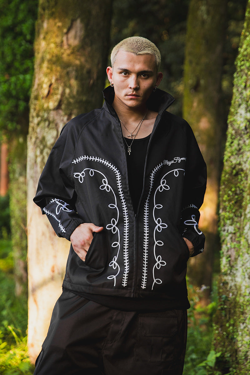 WESTERN EMBROIDERY NYLON JKT