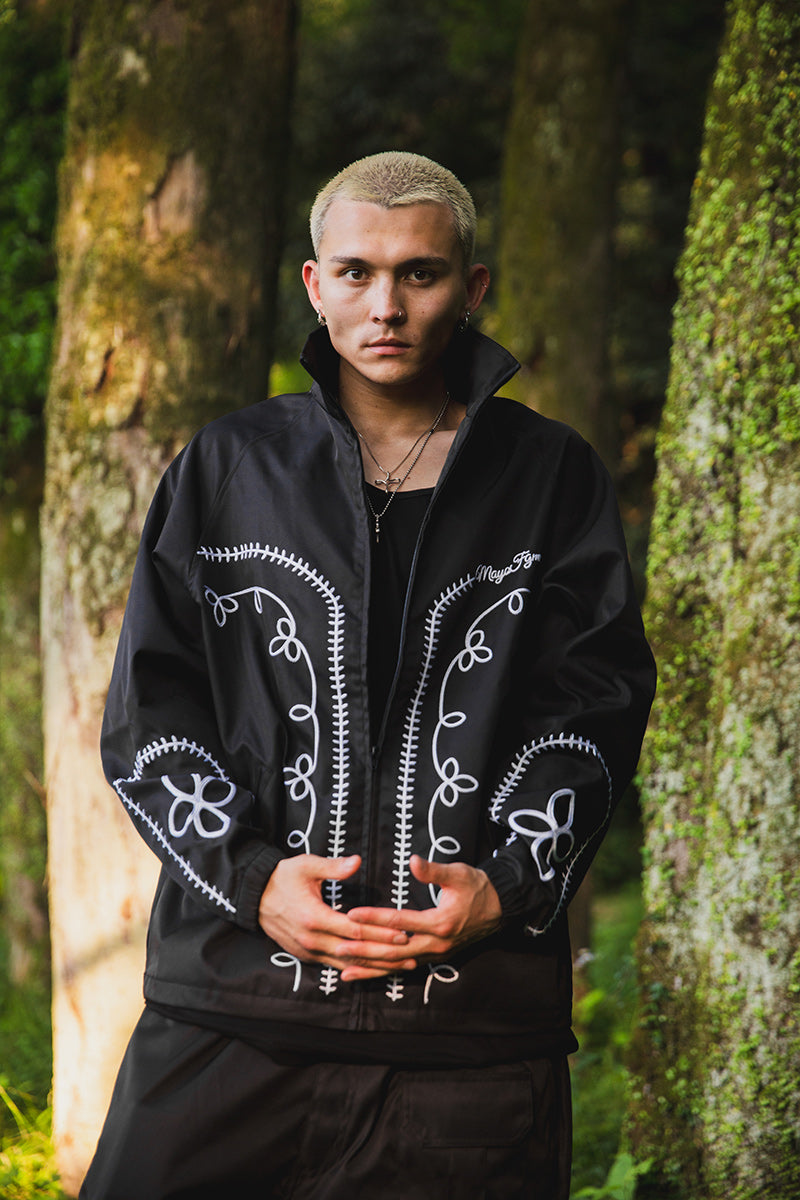 WESTERN EMBROIDERY NYLON JKT