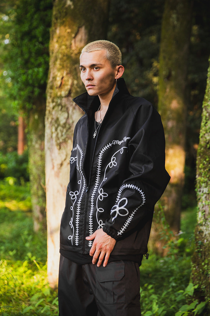 WESTERN EMBROIDERY NYLON JKT