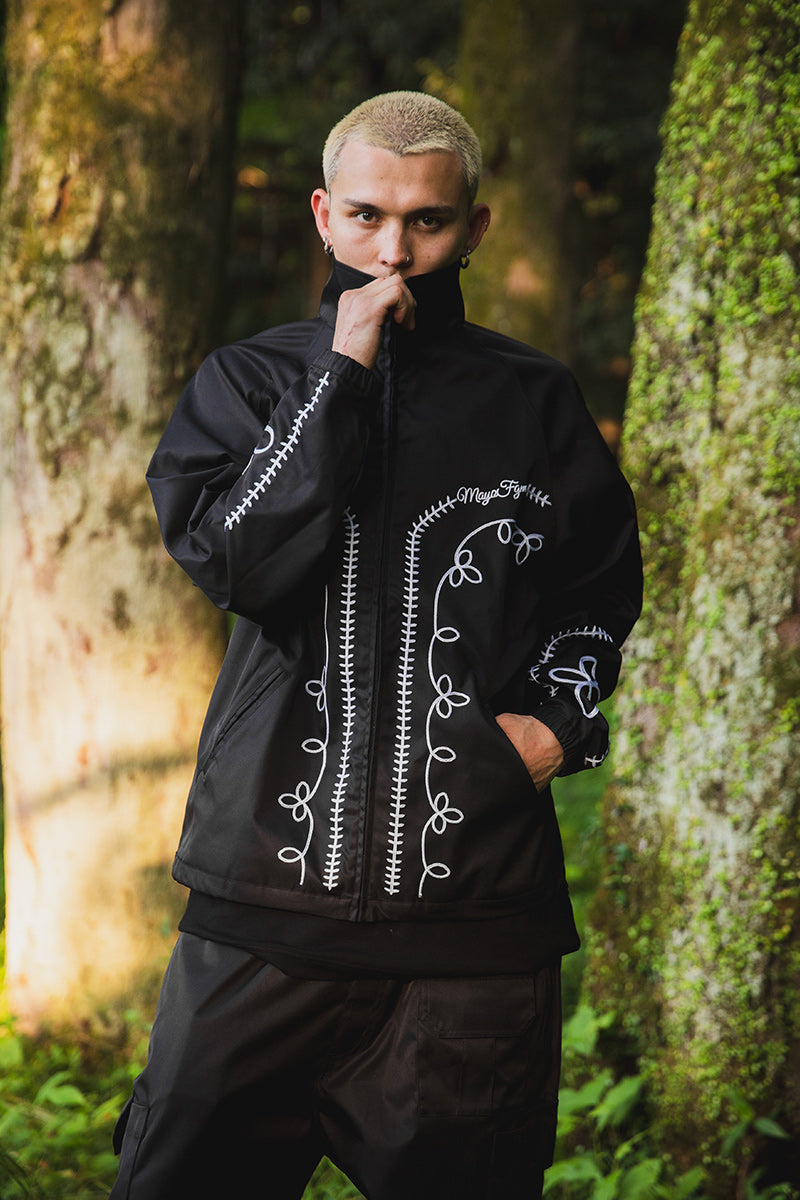 WESTERN EMBROIDERY NYLON JKT