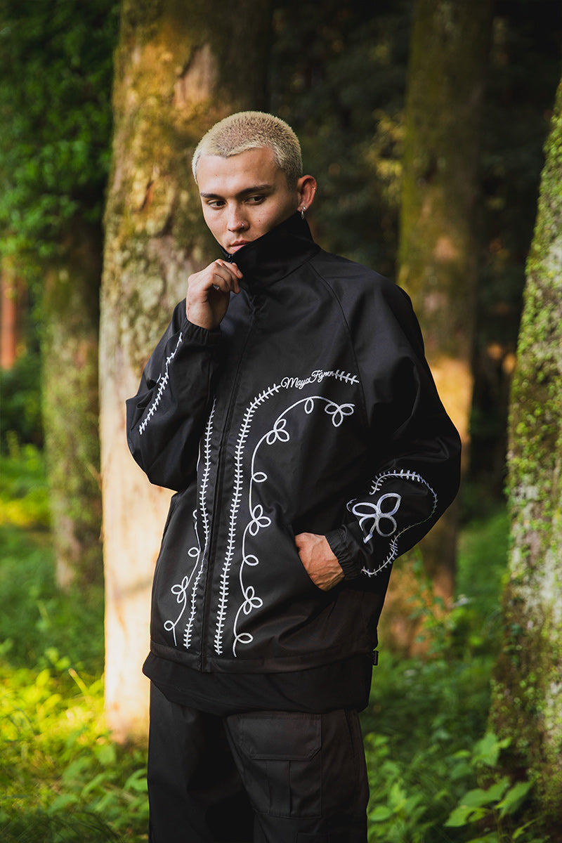 WESTERN EMBROIDERY NYLON JKT