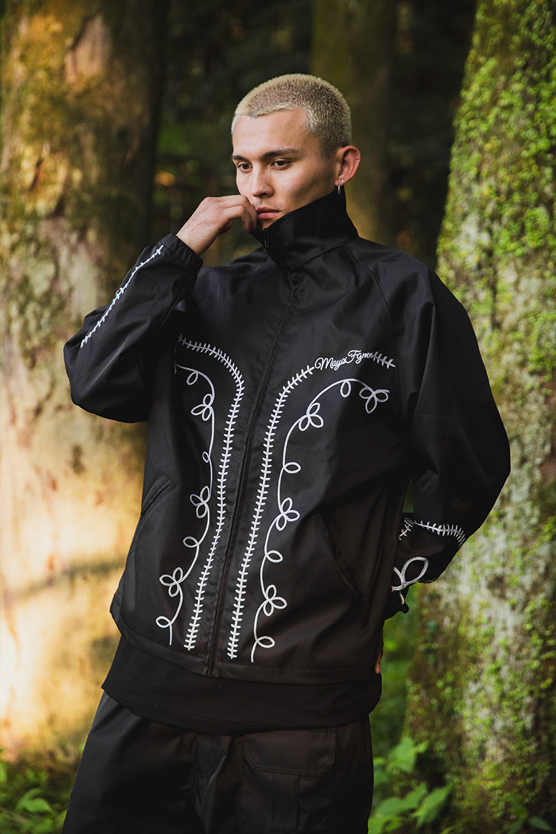 WESTERN EMBROIDERY NYLON JKT