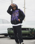 GREAT MAYO THUNDER EMBROIDERY ZIP UP HOODIE