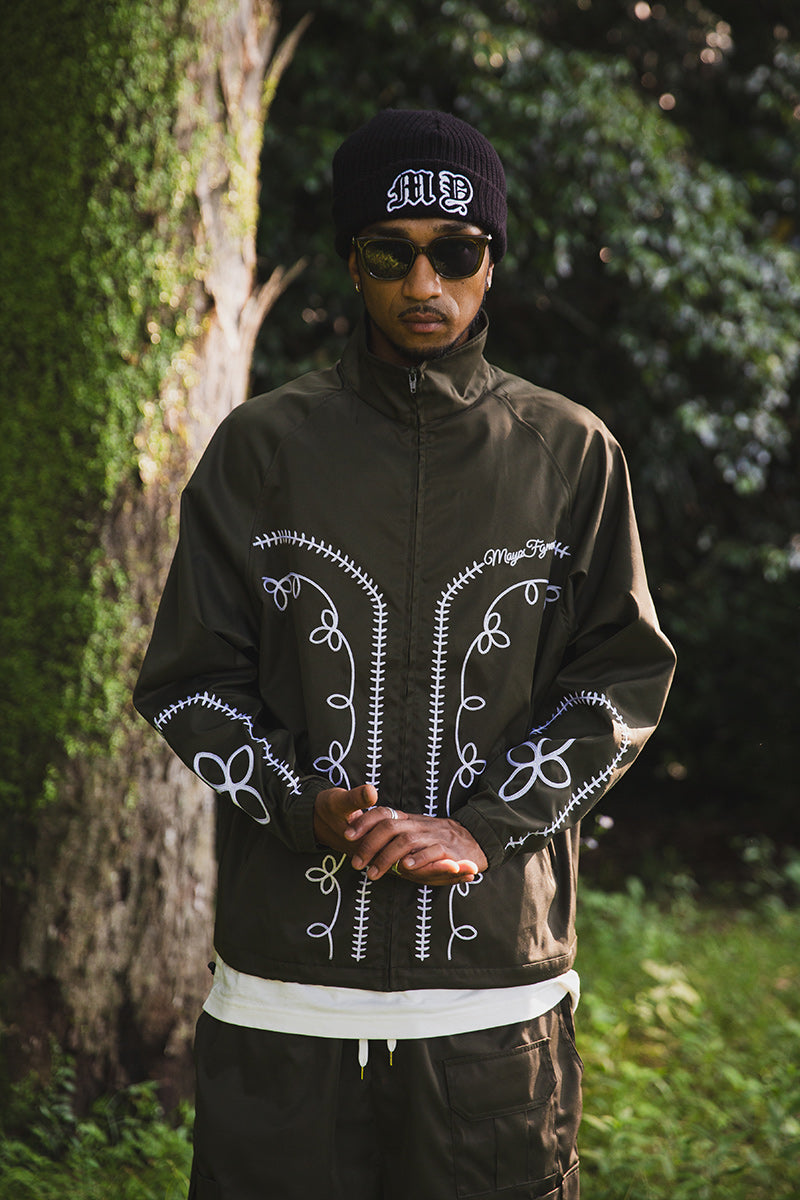 WESTERN EMBROIDERY NYLON JKT