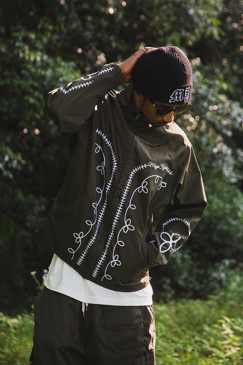 WESTERN EMBROIDERY NYLON JKT