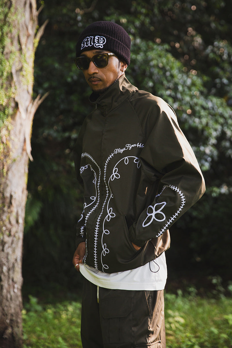 WESTERN EMBROIDERY NYLON JKT