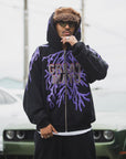 GREAT MAYO THUNDER EMBROIDERY ZIP UP HOODIE