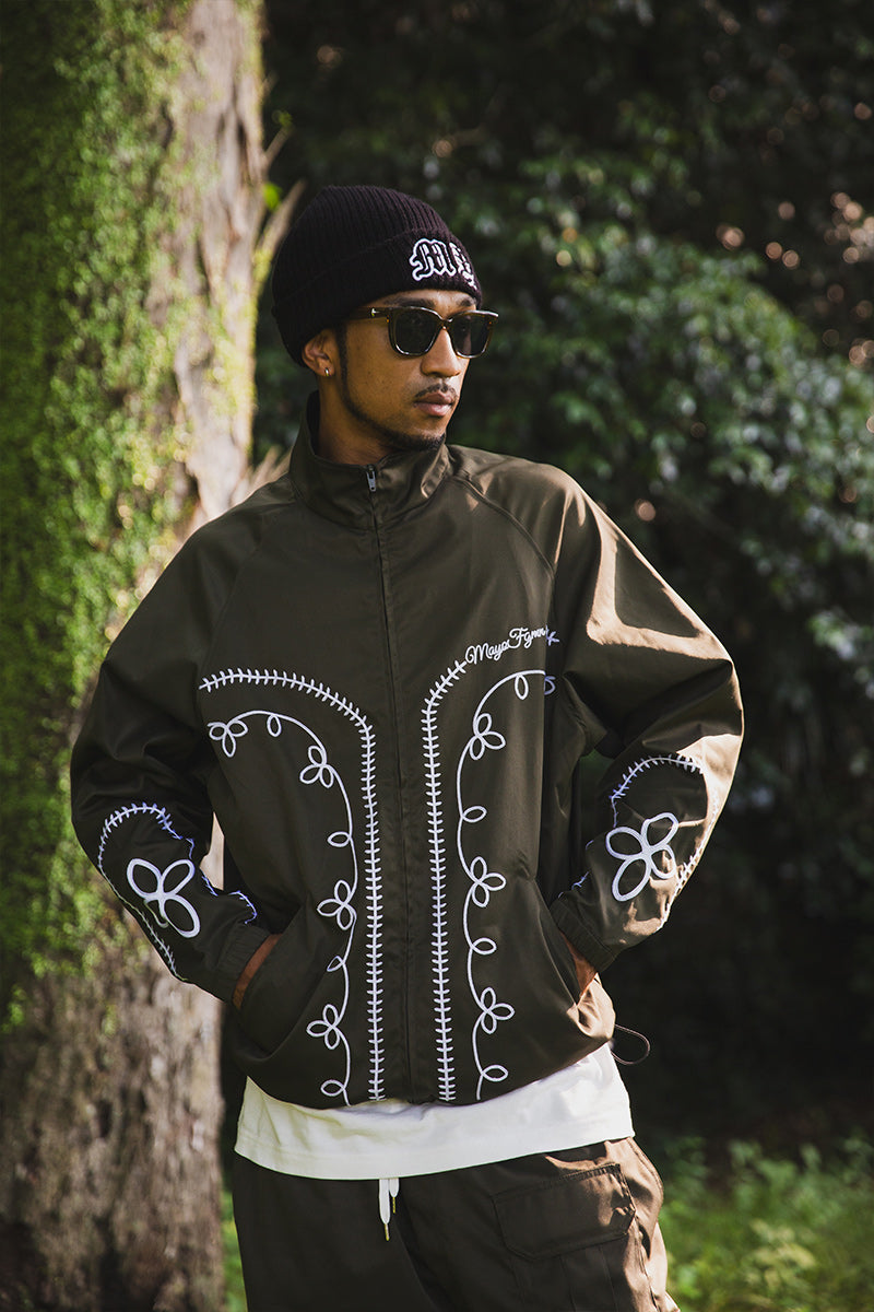 WESTERN EMBROIDERY NYLON JKT