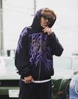GREAT MAYO THUNDER EMBROIDERY ZIP UP HOODIE
