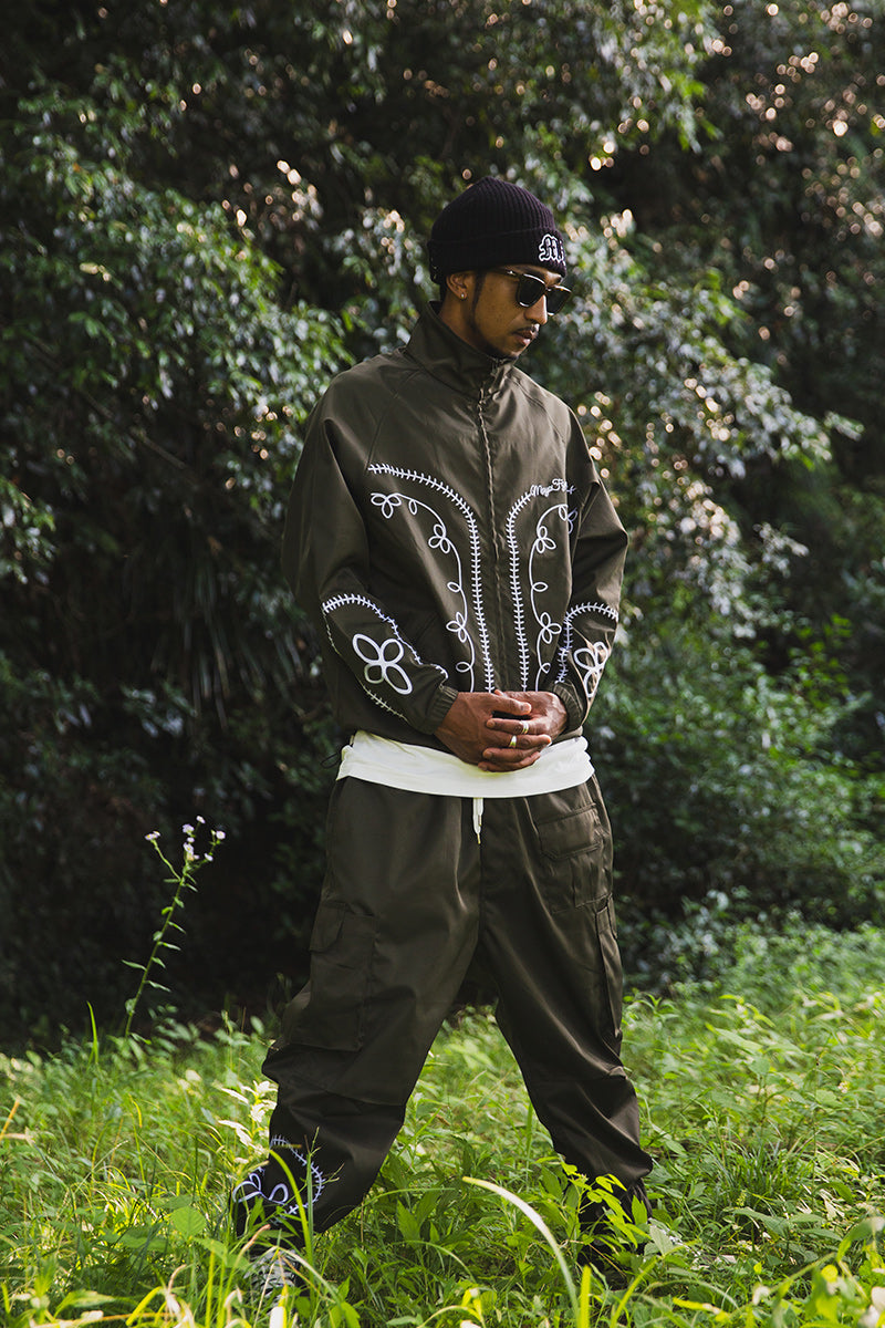 WESTERN EMBROIDERY NYLON JKT