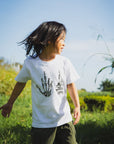 【KIDS】 F●CKIN F●CK PRINT  SHORT SLEEVE TEE - WHITE