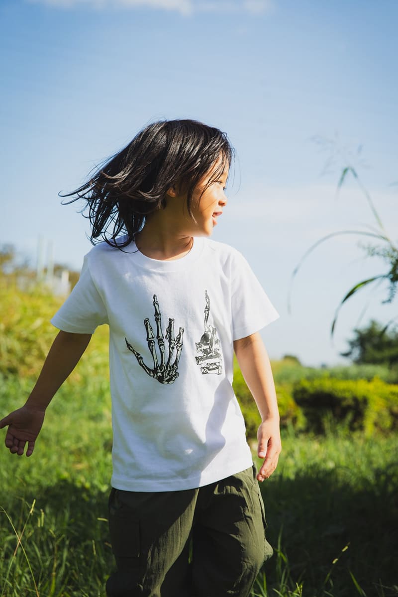 【KIDS】 F●CKIN F●CK PRINT  SHORT SLEEVE TEE - WHITE