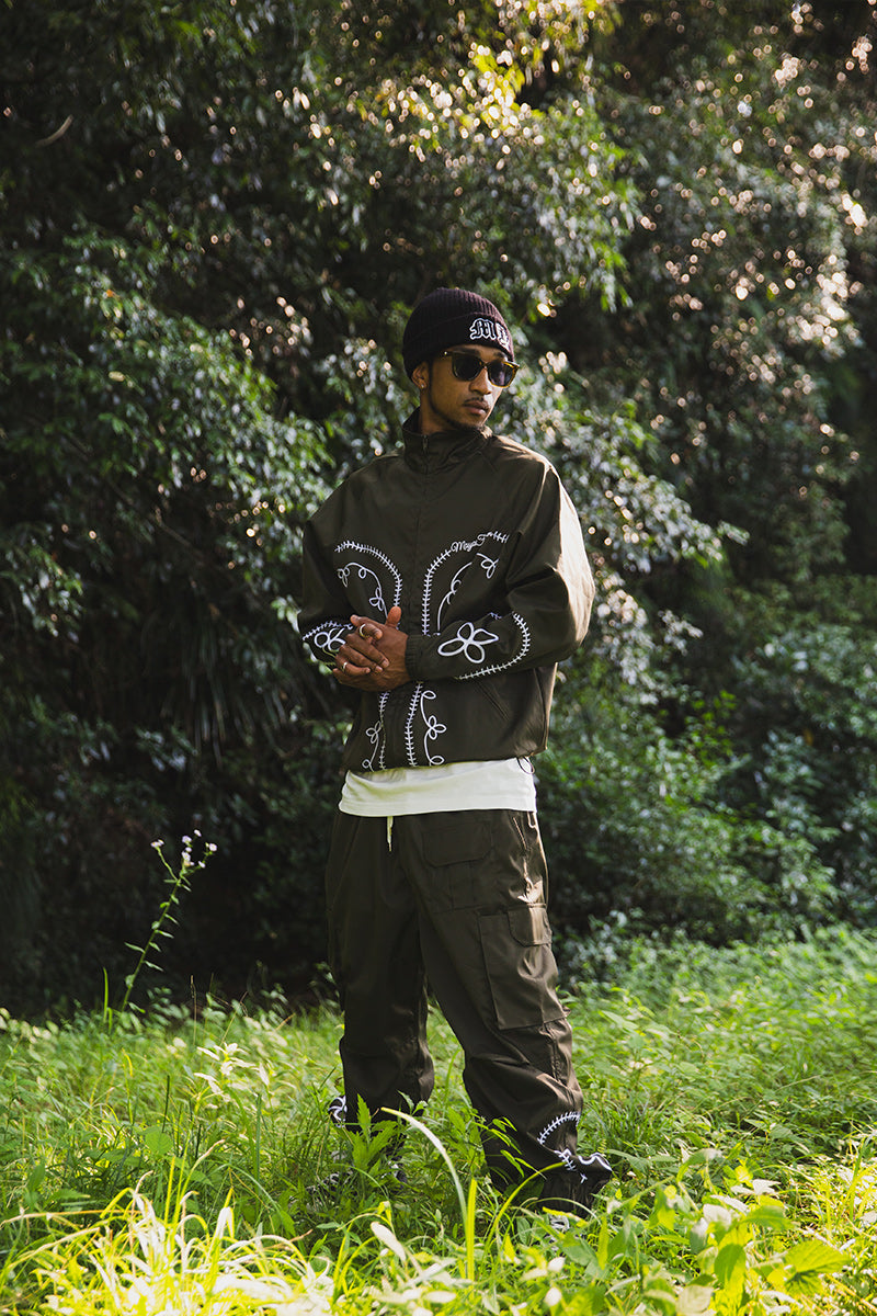 WESTERN EMBROIDERY NYLON JKT