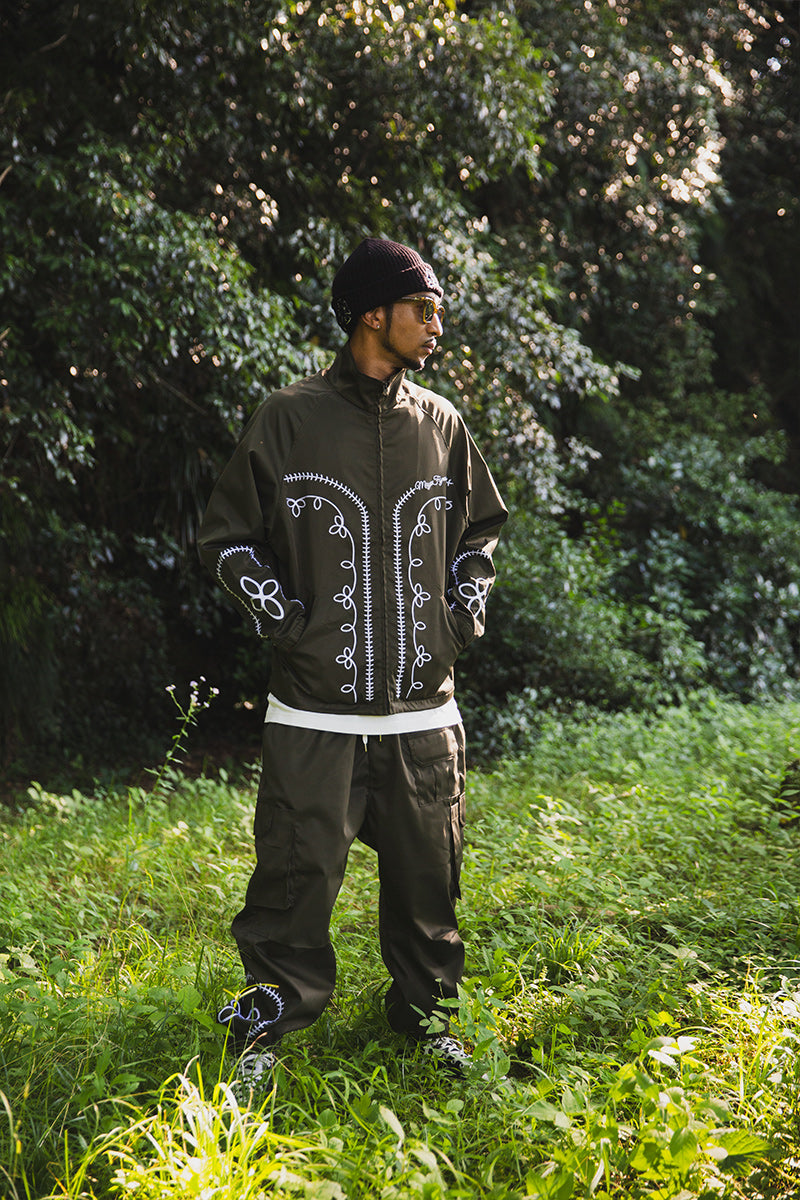 WESTERN EMBROIDERY NYLON JKT
