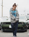 GREAT MAYO THUNDER EMBROIDERY ZIP UP HOODIE