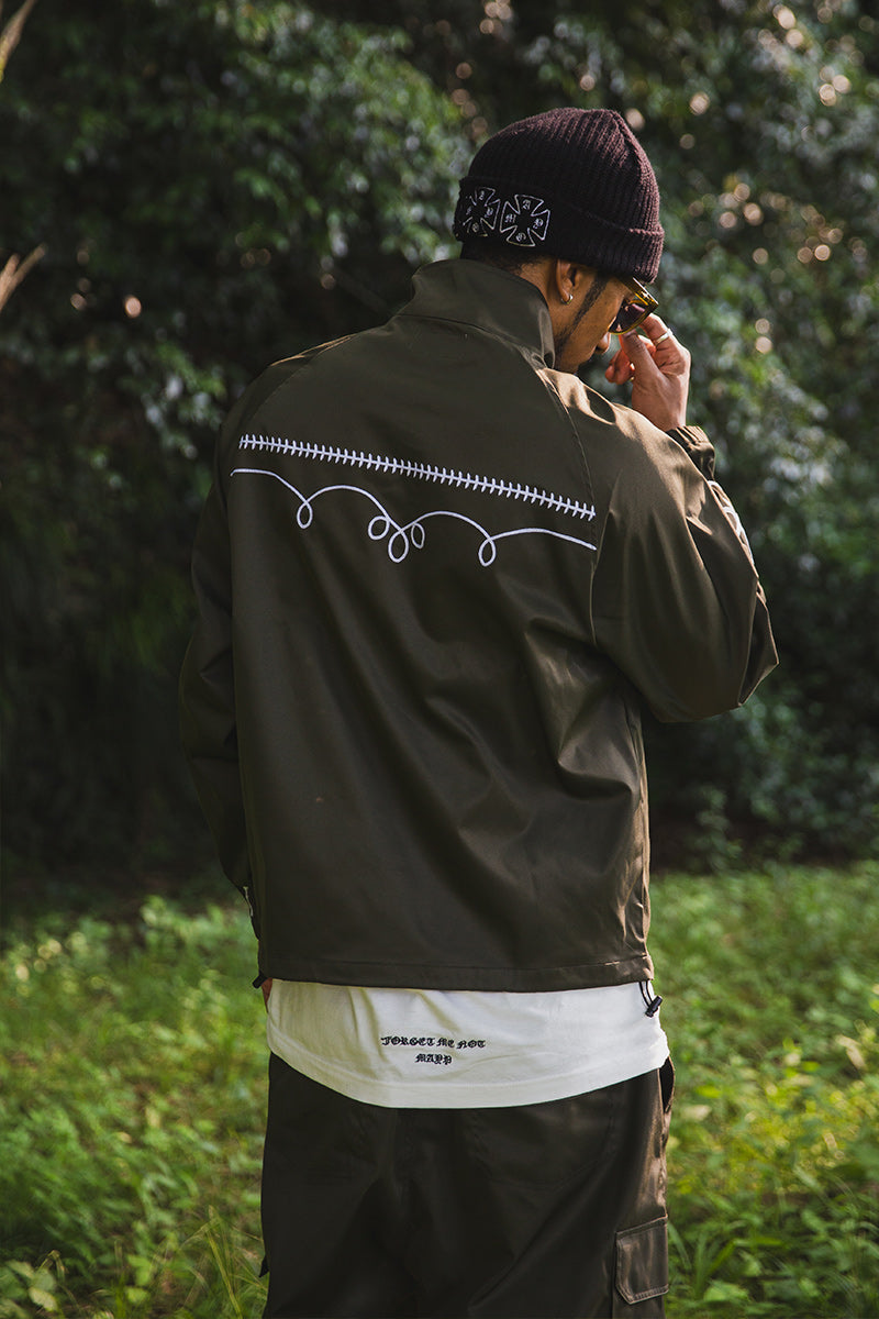 WESTERN EMBROIDERY NYLON JKT