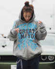 GREAT MAYO THUNDER EMBROIDERY ZIP UP HOODIE