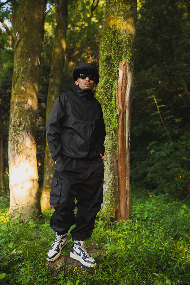 WESTERN EMBROIDERY NYLON JKT