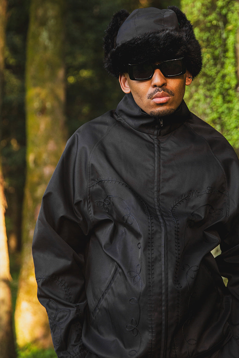 WESTERN EMBROIDERY NYLON JKT