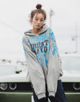 GREAT MAYO THUNDER EMBROIDERY ZIP UP HOODIE