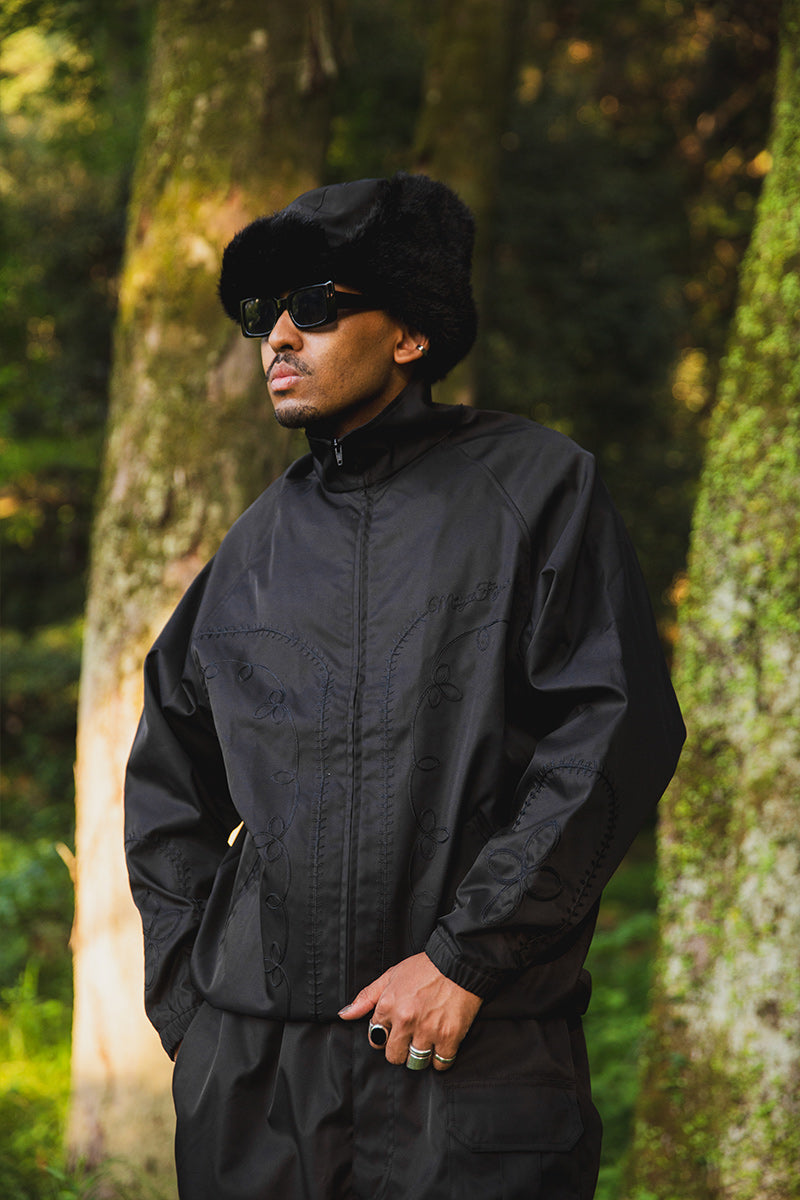 WESTERN EMBROIDERY NYLON JKT