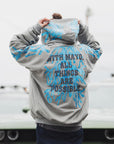 GREAT MAYO THUNDER EMBROIDERY ZIP UP HOODIE