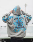 GREAT MAYO THUNDER EMBROIDERY ZIP UP HOODIE