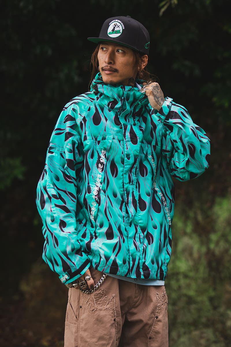 MAYO】MAYO FIRE EMBROIDERY Mountain Parka - KINMIYA BLUE