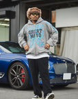 GREAT MAYO THUNDER EMBROIDERY ZIP UP HOODIE