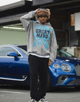 GREAT MAYO THUNDER EMBROIDERY ZIP UP HOODIE
