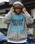GREAT MAYO THUNDER EMBROIDERY ZIP UP HOODIE
