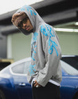 GREAT MAYO THUNDER EMBROIDERY ZIP UP HOODIE
