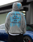 GREAT MAYO THUNDER EMBROIDERY ZIP UP HOODIE