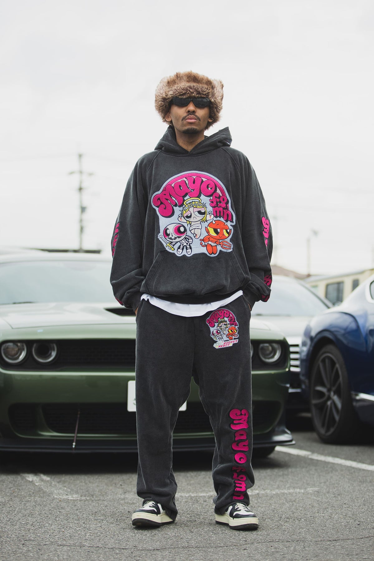 POWERPUFF MAYO EMBROIDERY SWEAT PANTS