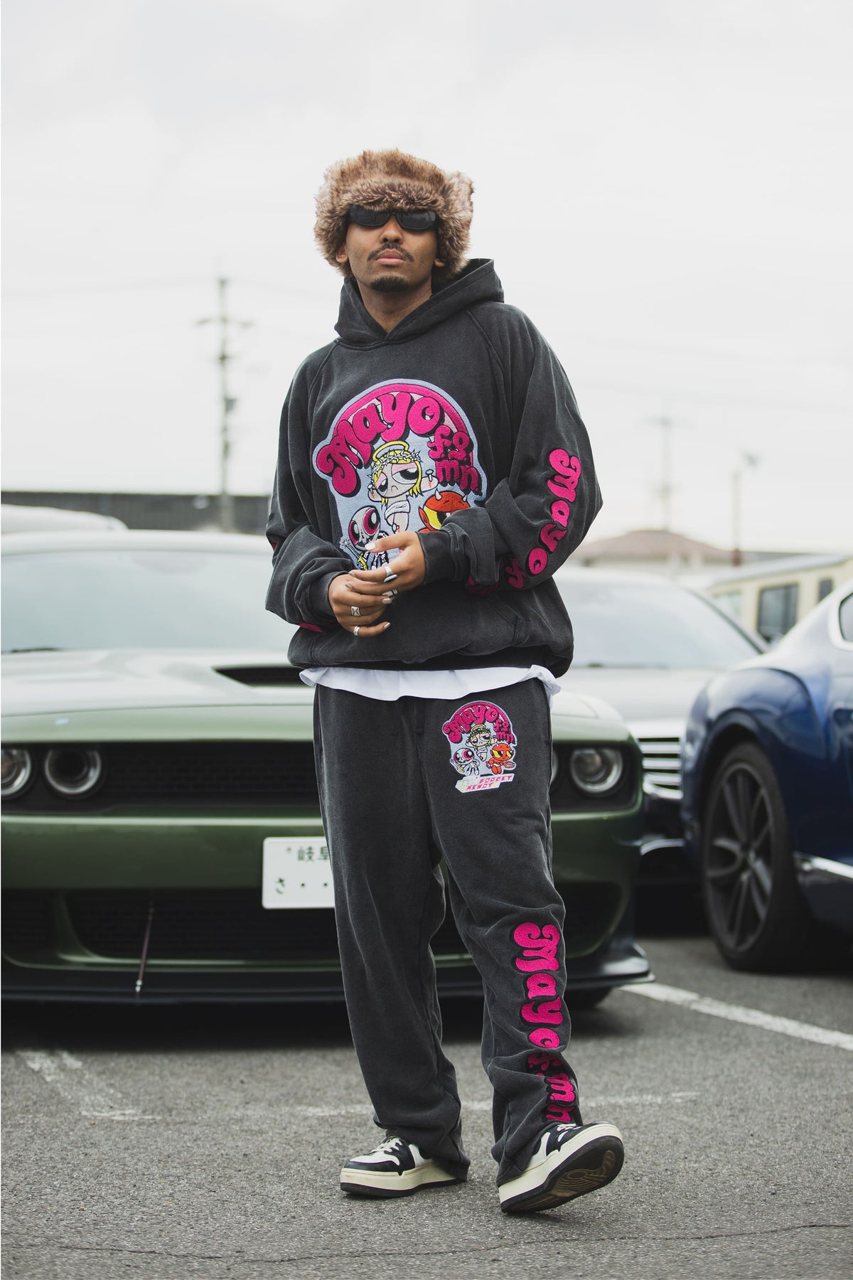 POWERPUFF MAYO EMBROIDERY SWEAT PANTS